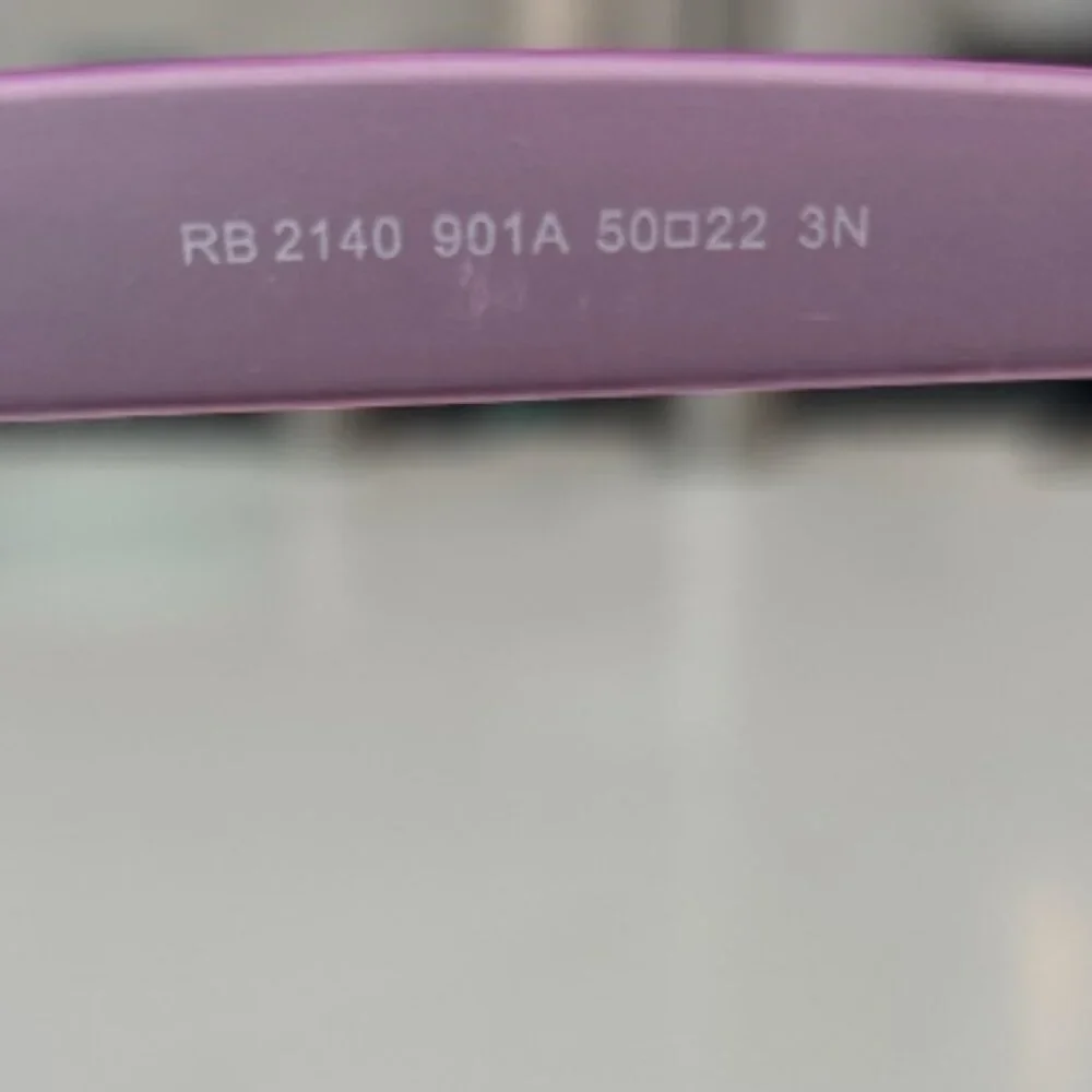 Ray‑Ban Purple Original Wayfarer Sunglasses with Case NWT - Picture 7 of 14